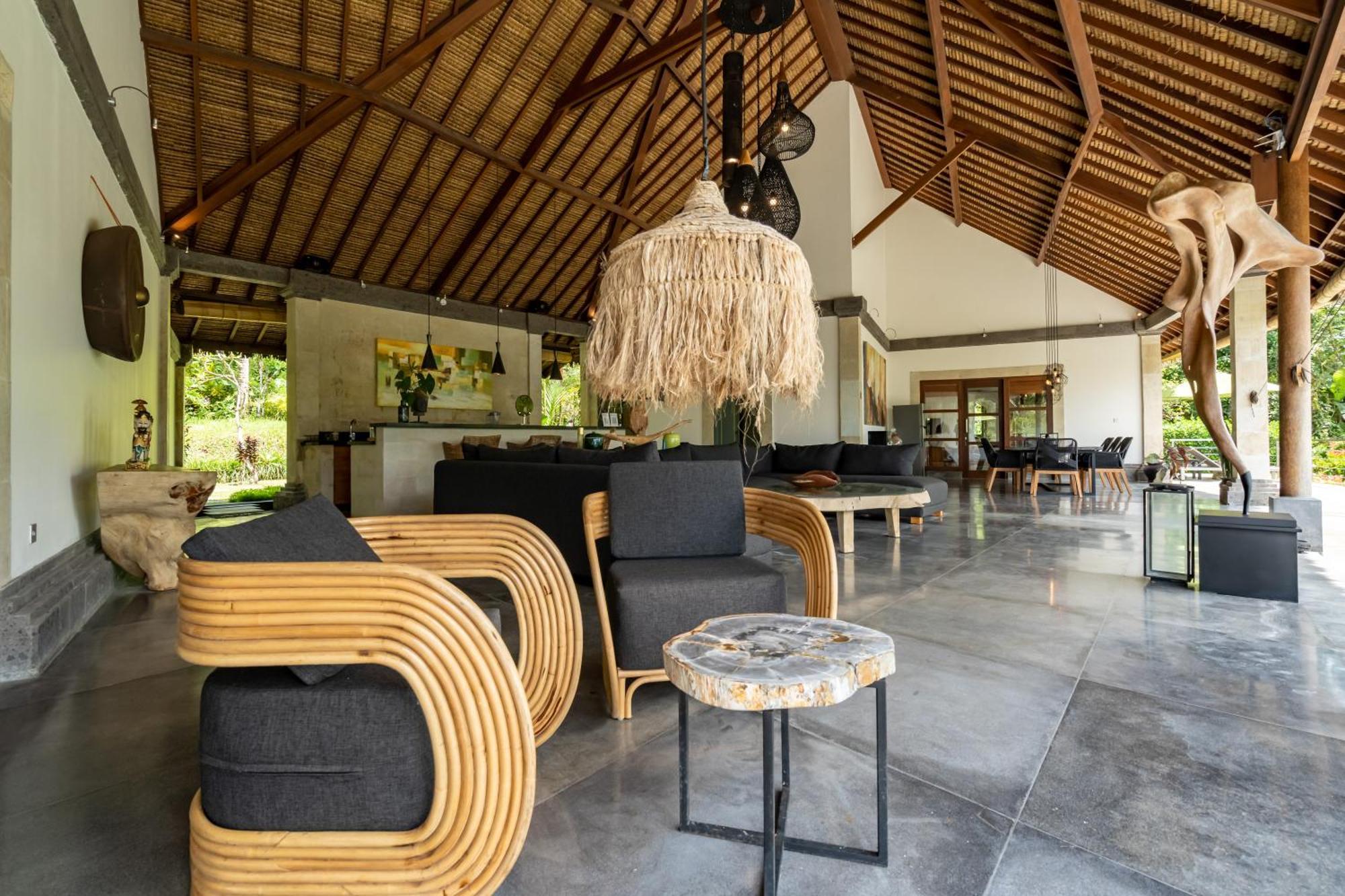 Villa Themma Jungle - Sumptuous 3Br Luxury Villa With Majestic Jungle View North Of Ubud Exterior photo